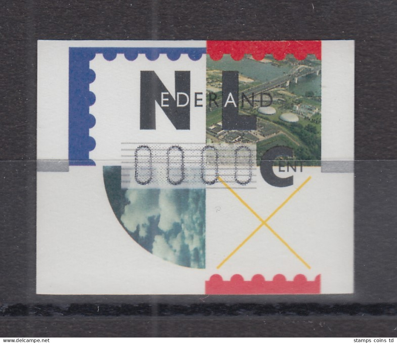 Niederlande ATM Mi.-Nr. 2.1 Typ FRAMA Nulldruck 0000 ** - Sonstige & Ohne Zuordnung