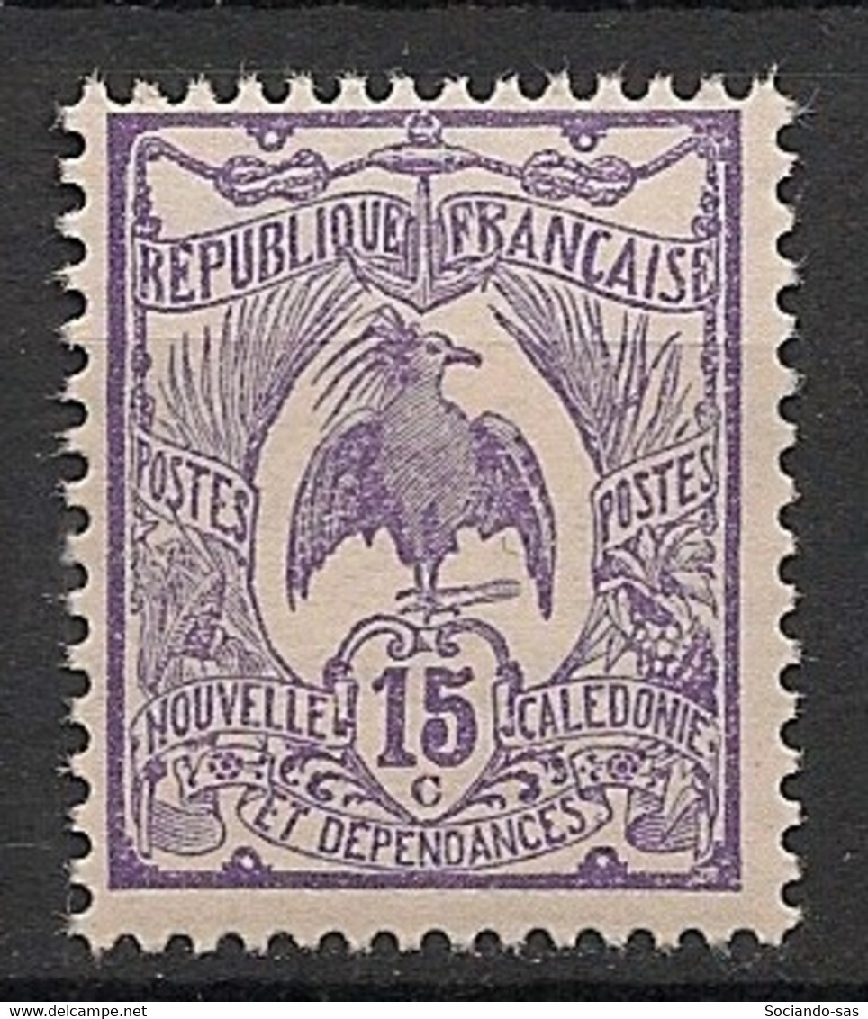 NOUVELLE CALEDONIE - 1905 - N°YT. 93 - Cagou 15c - Neuf Luxe ** / MNH / Postfrisch - Neufs