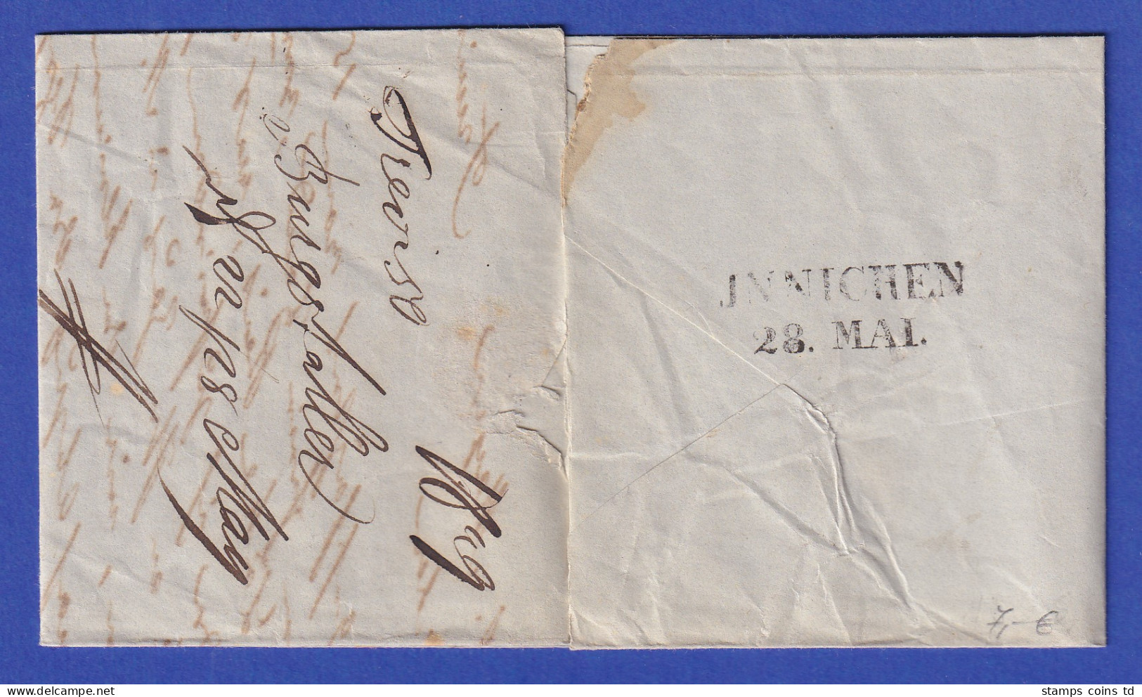 Österreich Geschäftsbrief Mit Zweizeiler TREVISO 1849 - ...-1850 Prephilately