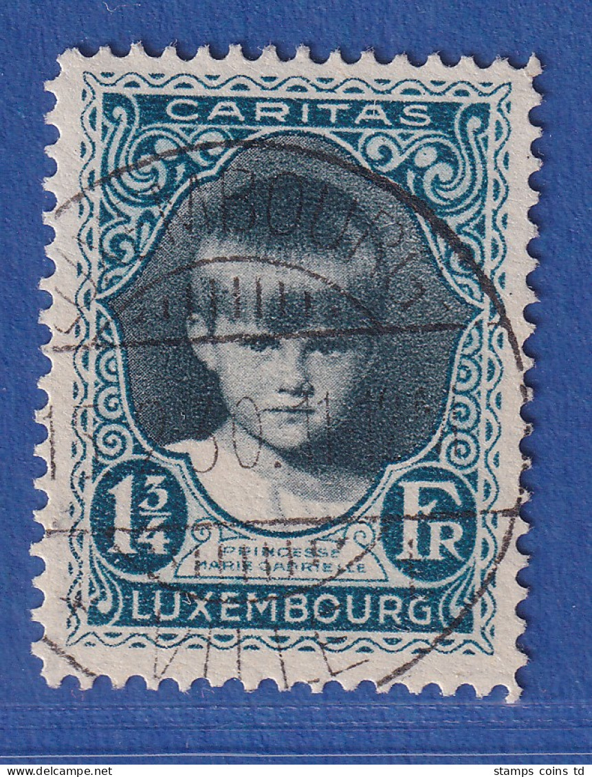 Luxemburg 1929 Kinderhilfe Mi.-Nr. 217 Gestempelt, Geprüft Böttger BPP - Altri & Non Classificati