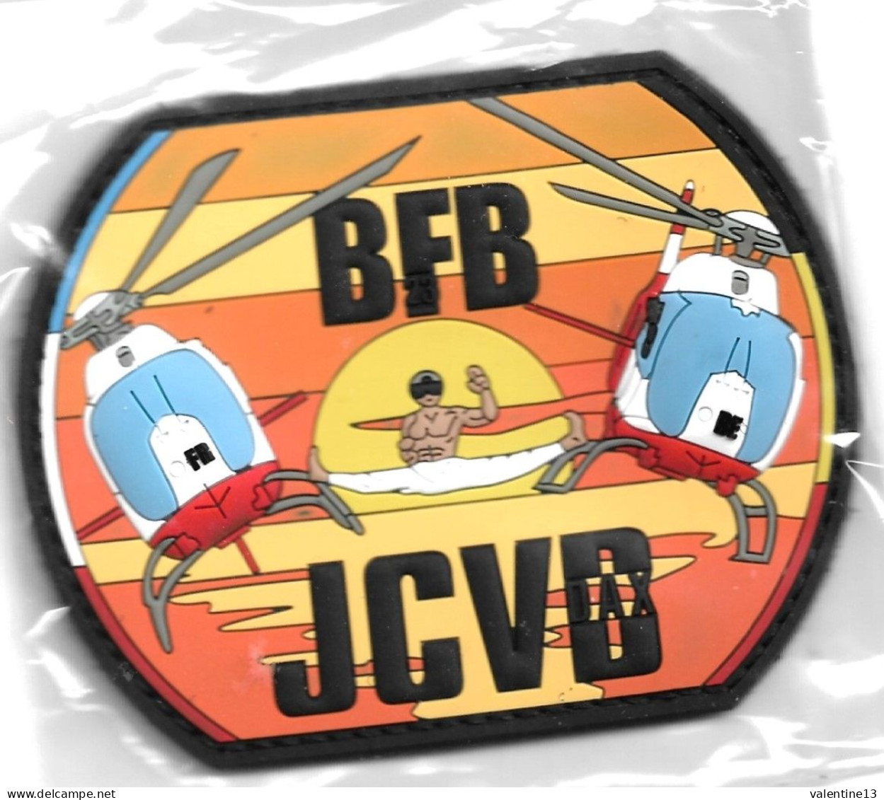 Ecusson PVCECOLE PILOTAGE ALAT JCVD BFB DAX ALAT BFB BRIGAD - Polizia