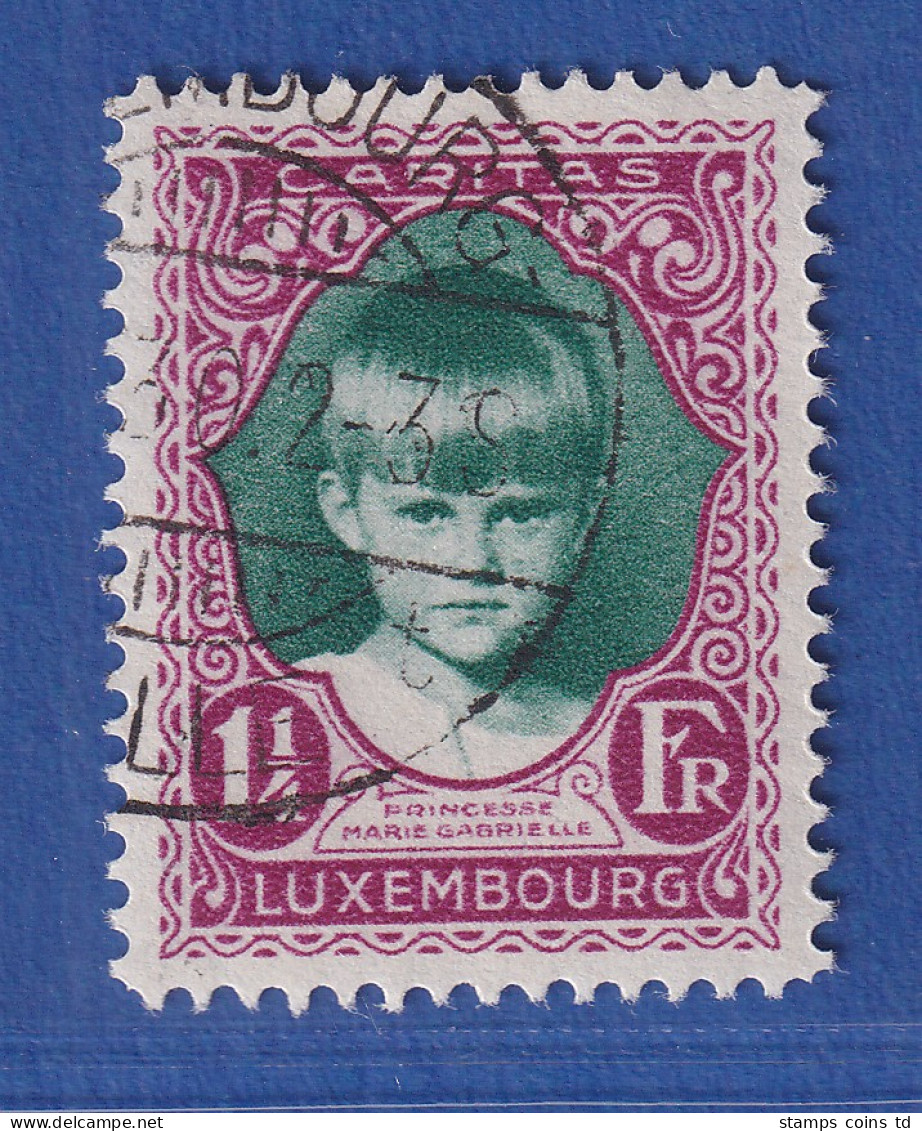 Luxemburg 1929 Kinderhilfe Mi.-Nr. 216 Gestempelt, Geprüft Böttger BPP - Altri & Non Classificati