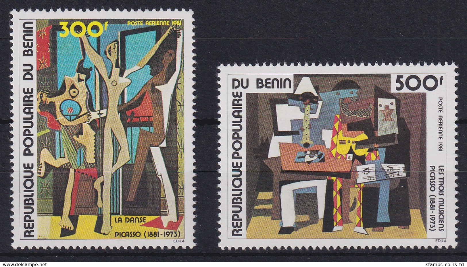 Benin 1981 Gemälde Von Pablo Picasso Mi.-Nr. 272-273 Postfrisch ** - Benin - Dahomey (1960-...)