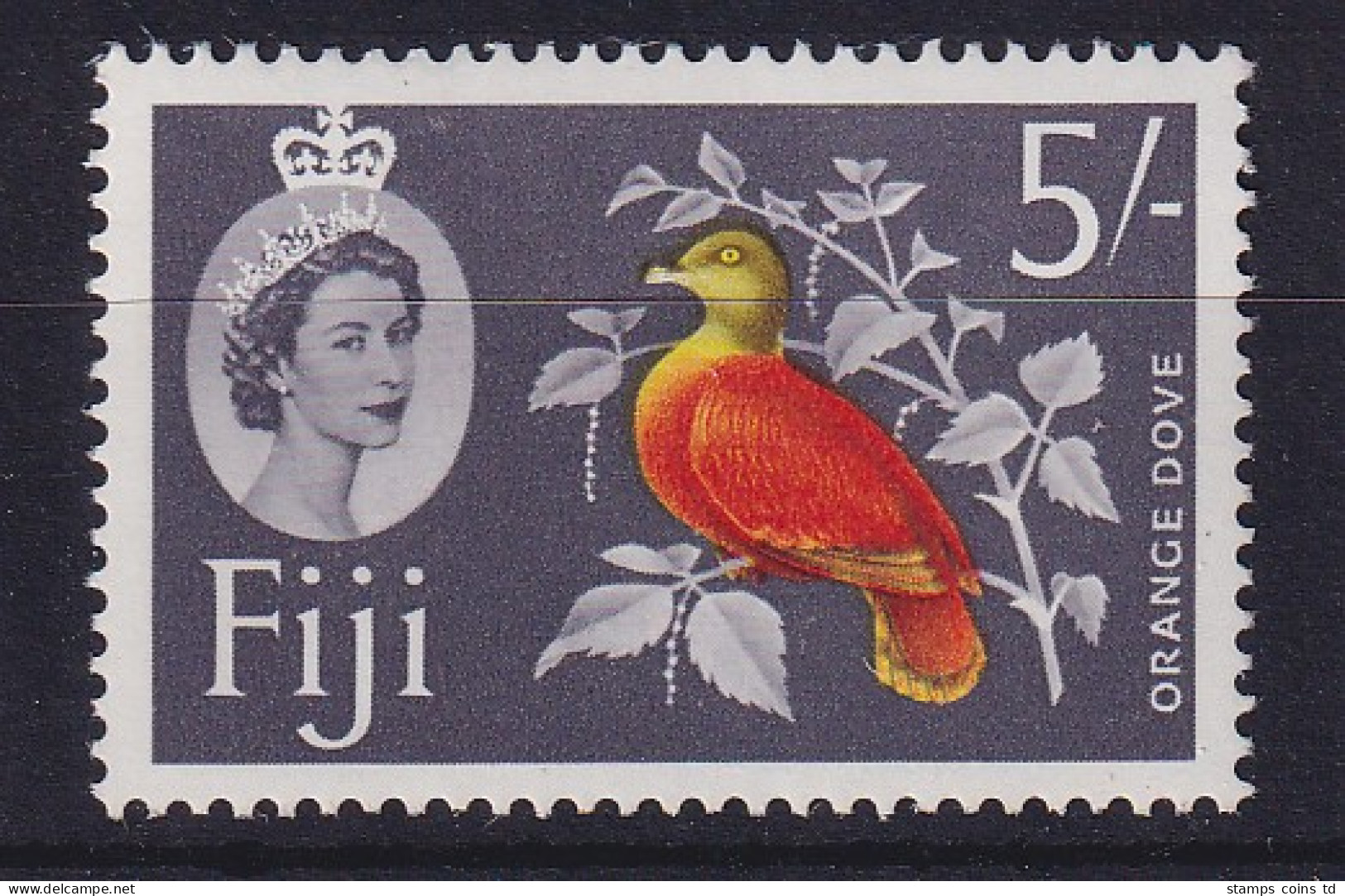 Fiji Islands Fidschi-Inseln 1962 Taube Mi.-Nr. 165 Postfrisch ** - Fiji (1970-...)
