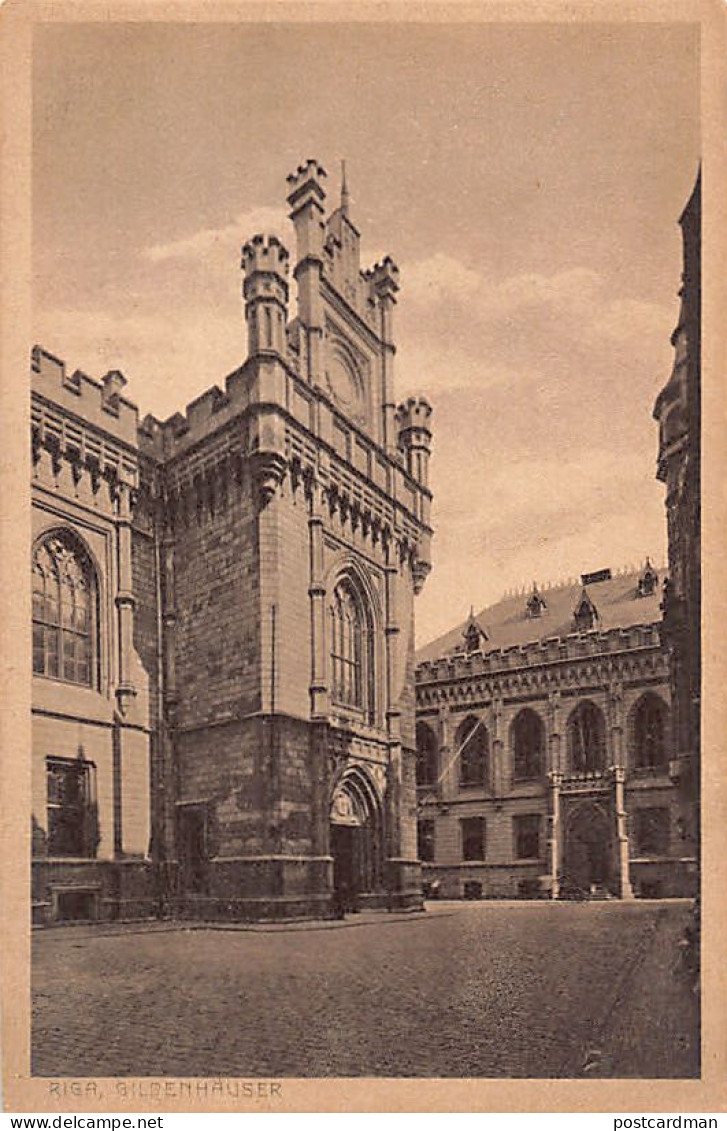 Latvia - RIGA - Guildhouses - Publ. Fritz Würtz  - Lettonie