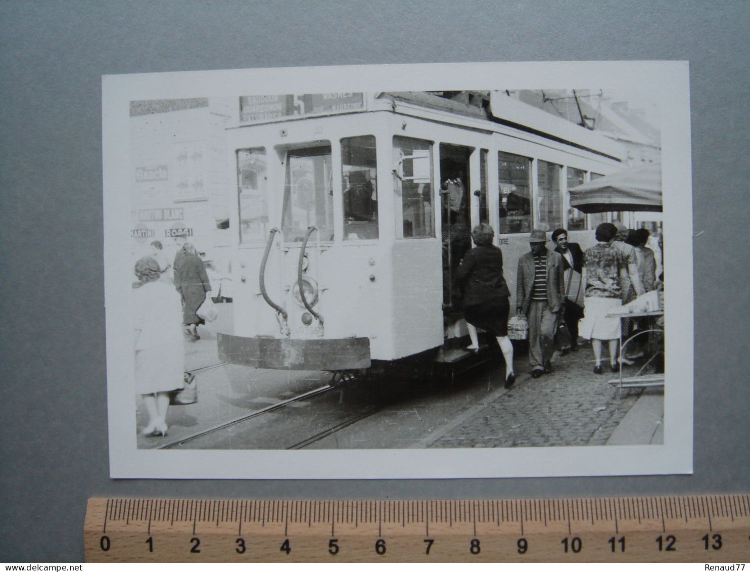 Photo - Quaregnon - Rue à Identifiée - Marché - Tram - Tramway - Ligne 5 - Quaregnon