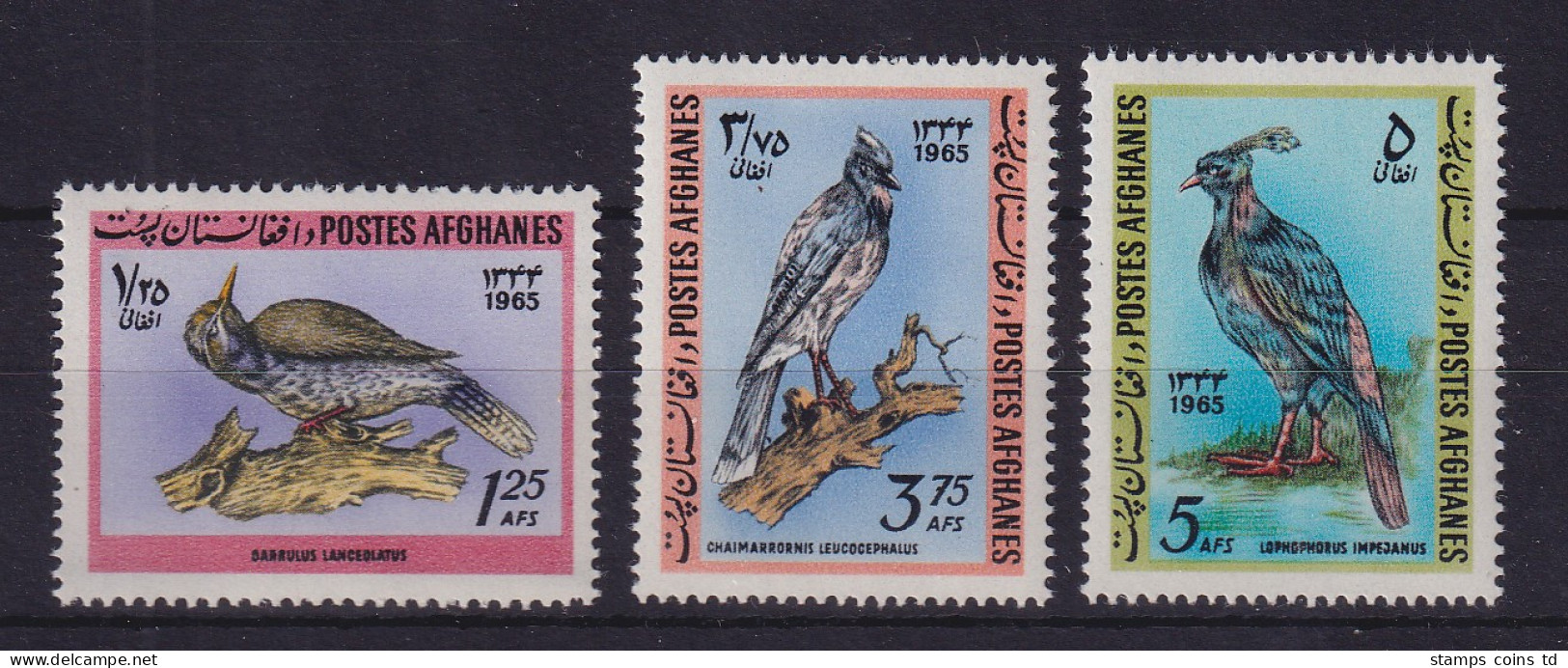 Afghanistan 1965 Vögel Mi.-Nr. 939-941 Postfrisch ** - Afghanistan