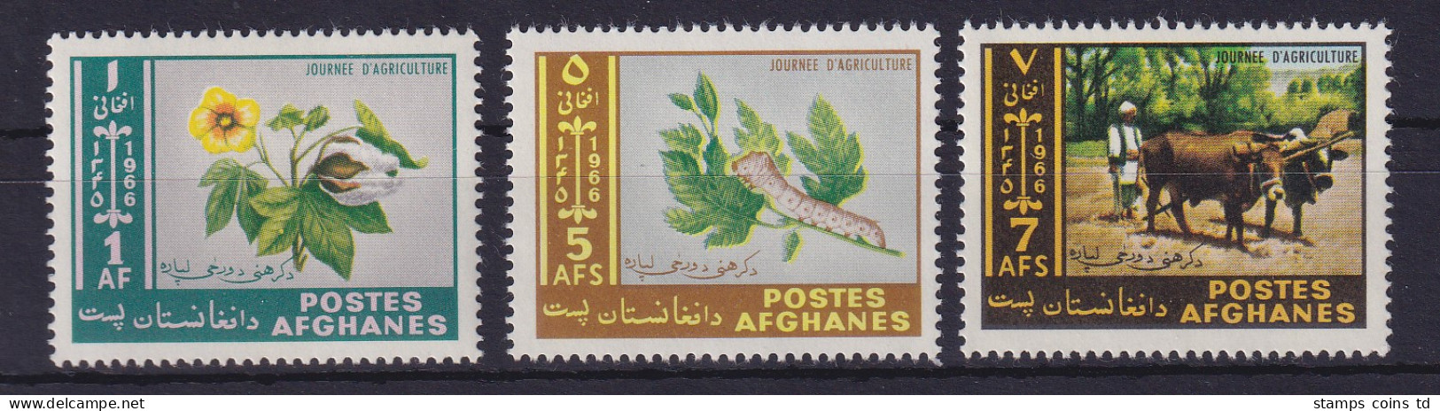Afghanistan 1966  Tag Der Landwirtschaft  Mi.-Nr. 963-965  Postfrisch ** - Afghanistan
