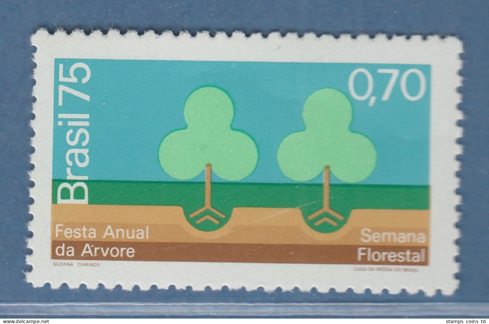 Brasilien 1975 Woche Des Baumes Mi.-Nr. 1502 ** - Autres & Non Classés