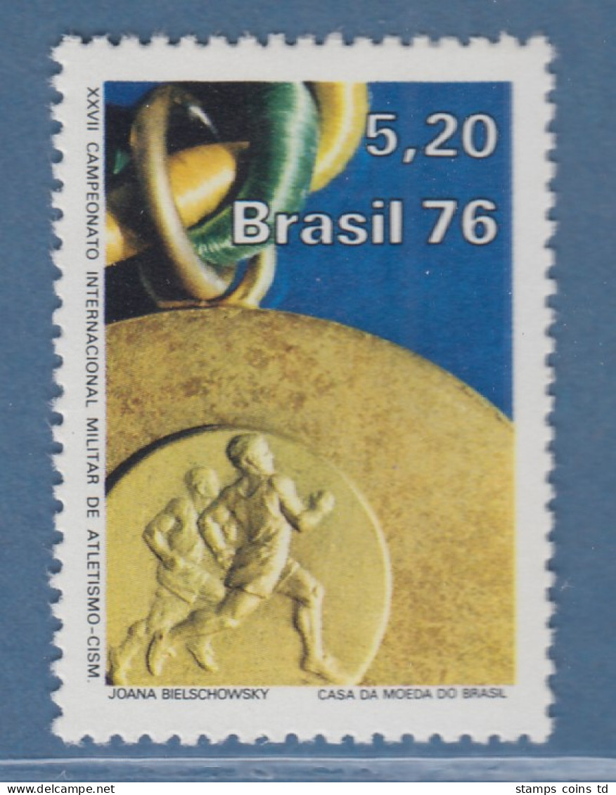 Brasilien 1976 Internationale Militär-Athletik Meisterschaft Mi.-Nr. 1557 ** - Autres & Non Classés