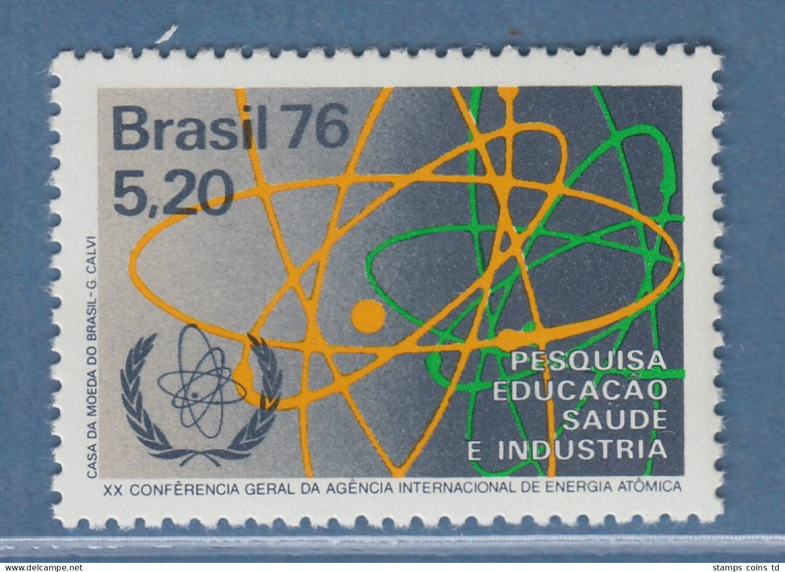 Brasilien 1976 Internationale Atomenergieorganisation IAEA Mi.-Nr. 1560 ** - Autres & Non Classés