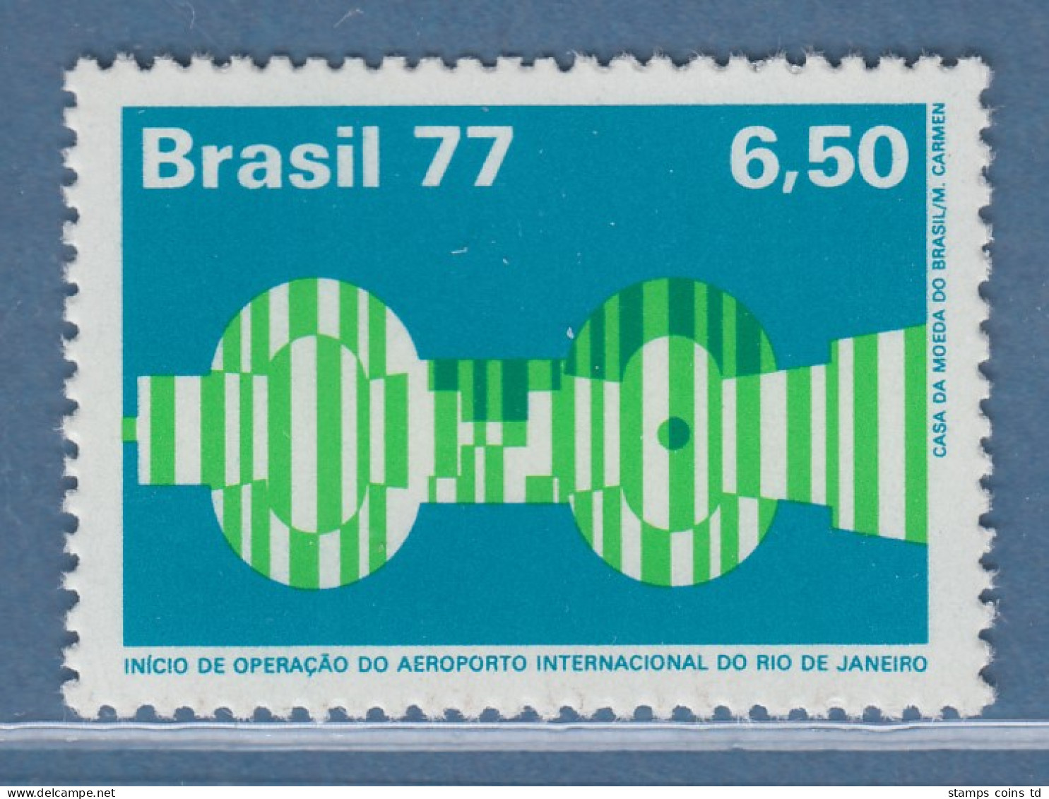 Brasilien 1977 Neuer Internationaler Flughafen Galeao Rio Mi.-Nr. 1581 ** - Autres & Non Classés