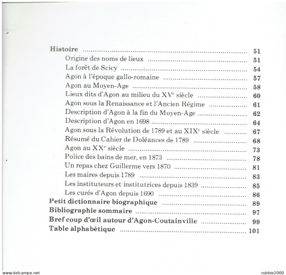 AGON COUTAINVILLE MANCHE DESCRIPTION HISTOIRE 1978 ANDRE LAFOSSE RENE LE TEXIER - Normandië