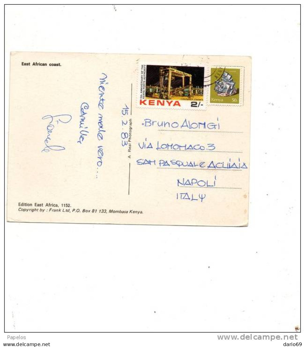 1983  CARTOLINA KENYA X   ITALIA - Kenya