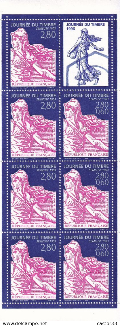 Carnet Journée Du Timbre 1996, Semeuse 1903 - Tag Der Briefmarke