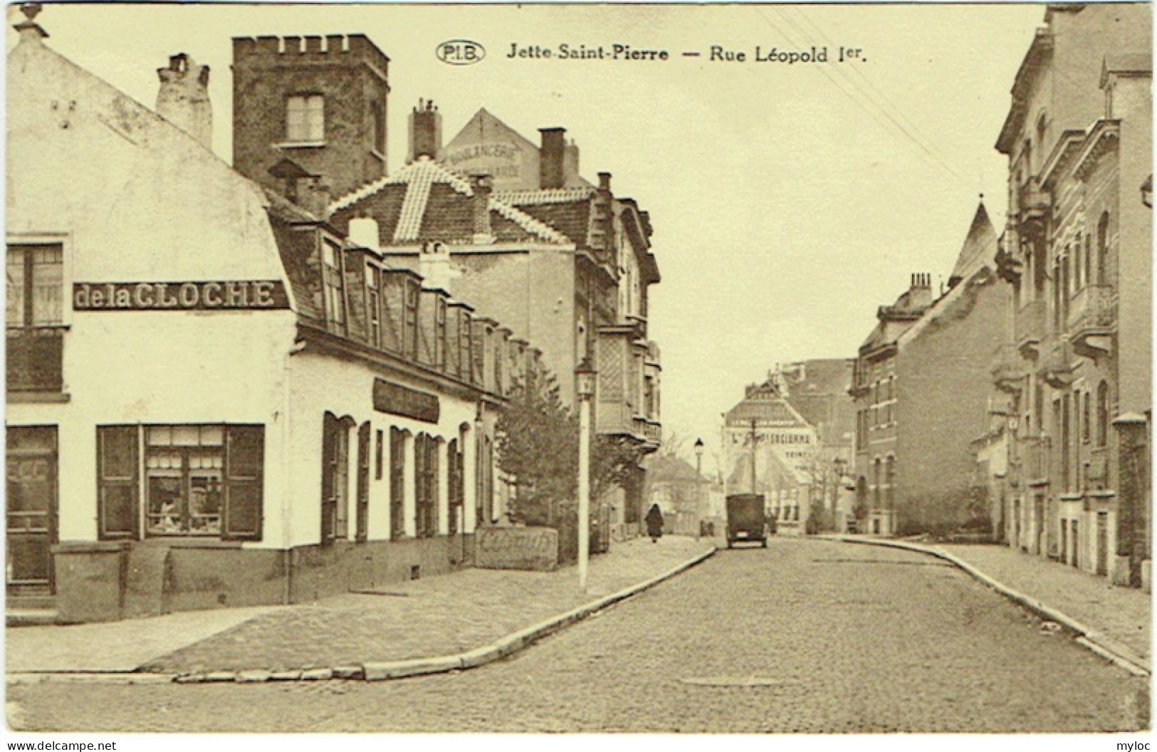 Jette-Saint-Pierre. Rue Léopold Ier. Laiterie De La Cloche. - Jette