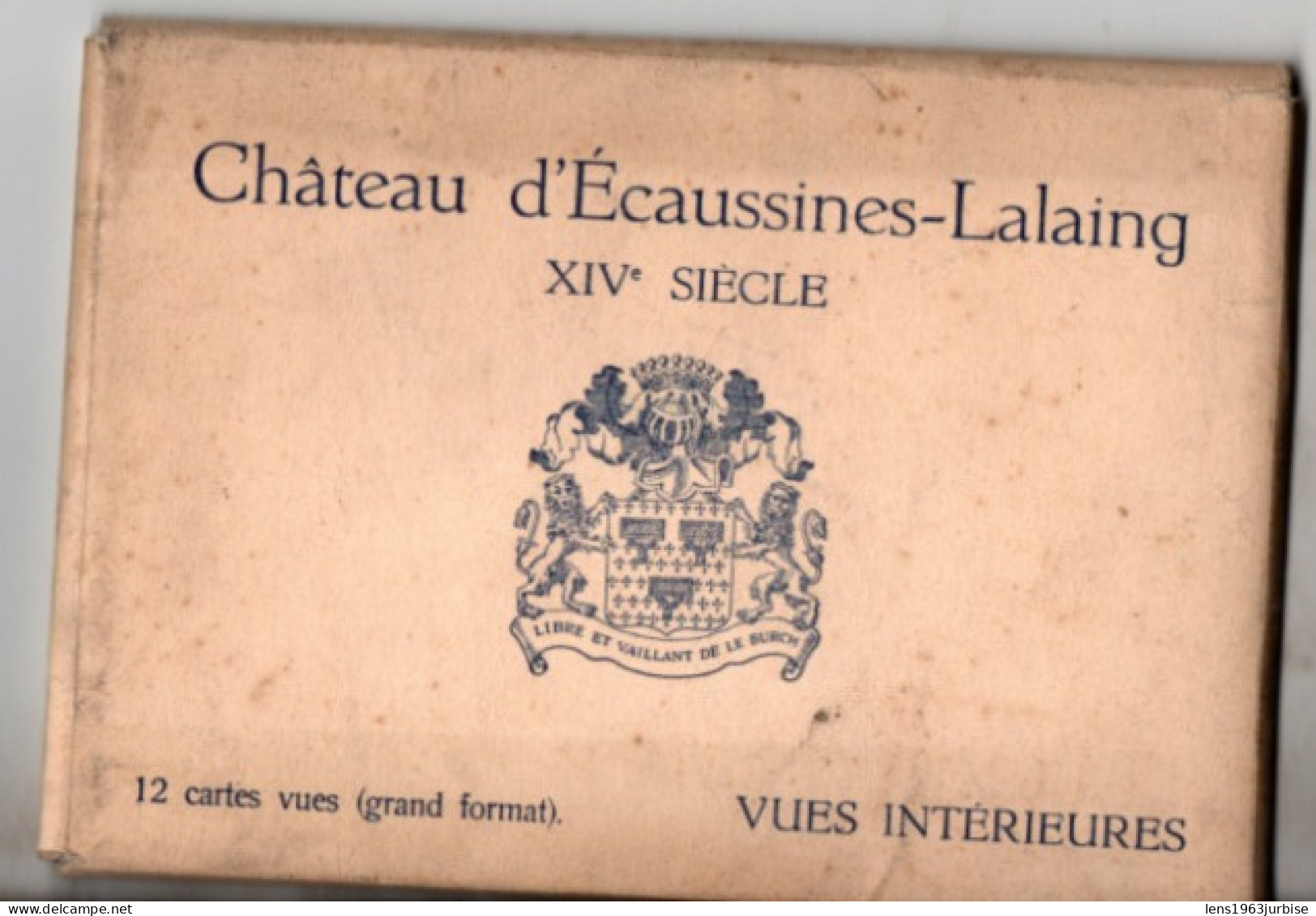 Château D'Ecaussinnes - Lalaing , Pochette De 12 Cartes Postales Grand Format - Ecaussinnes