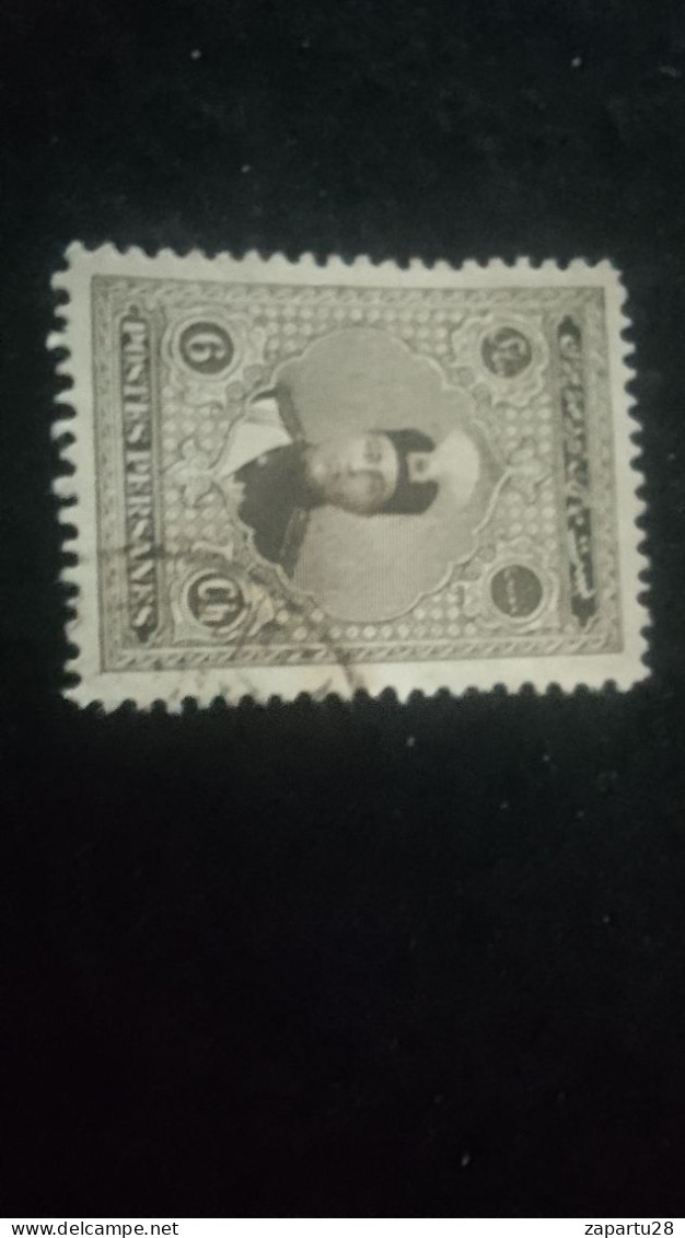 İRAN-1924   6   CH   DAMGALI    AHMED ŞAH   KAÇAR - Iran