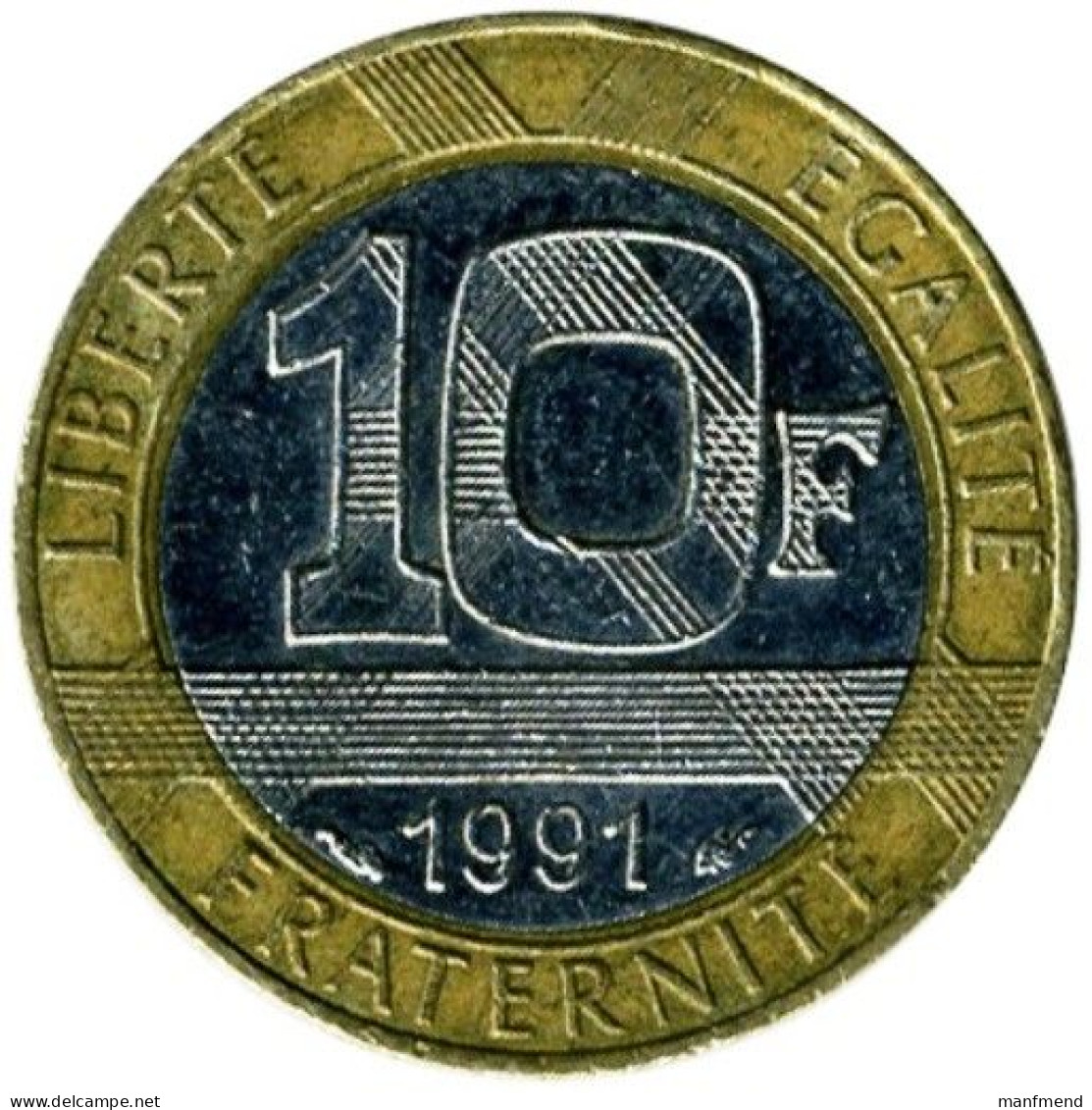 France - 1991 - KM 964.1 - 10 Francs - XF - 10 Francs