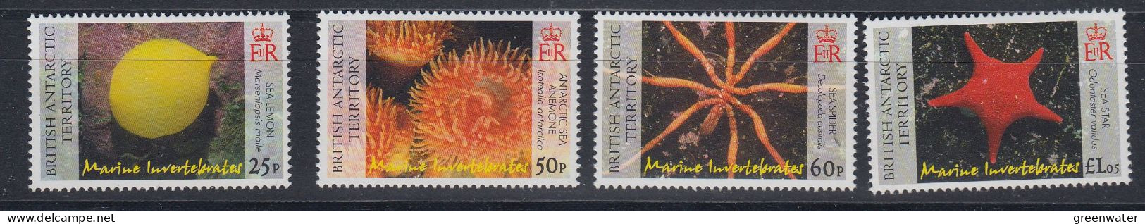 British Antarctic Territory (BAT) Marine Life  2007 4v ** Mnh (ZO163) - Nuevos