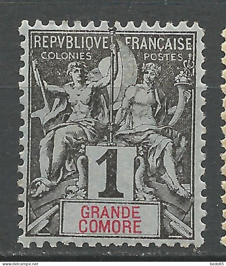 GRANDE COMORE  N° 1 NEUF*  CHARNIERE  / Hinge  / MH - Neufs