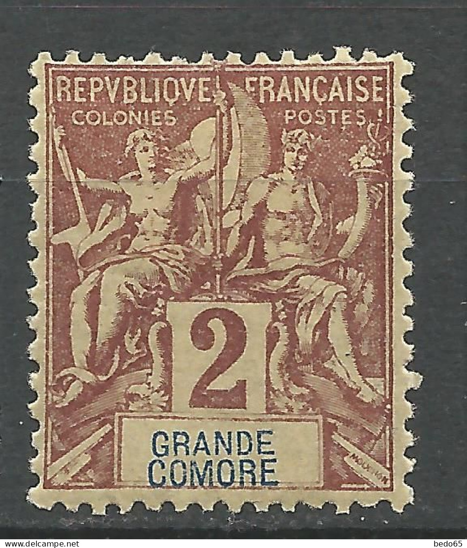 GRANDE COMORE  N° 2 NEUF*  CHARNIERE  / Hinge  / MH - Nuevos