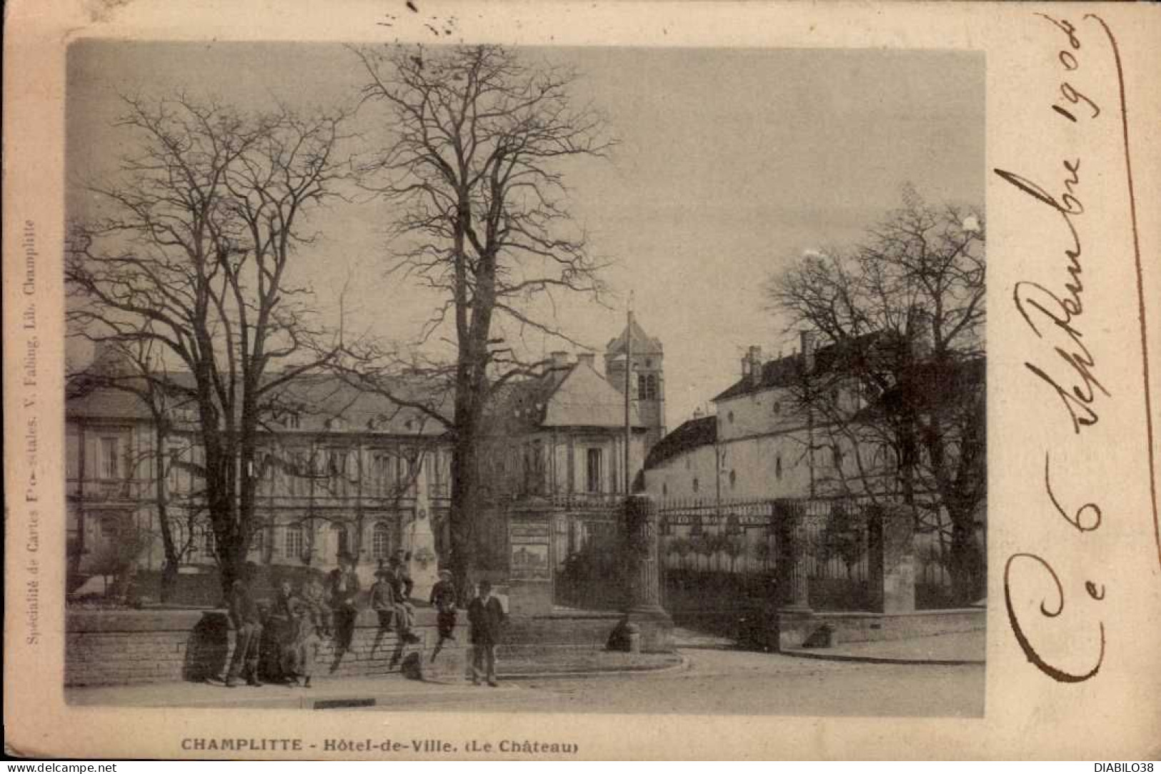 CHAMPLITTE        ( HAUTE SAONE )     HOTEL DE VILLE  .  LE CHATEAU - Champlitte