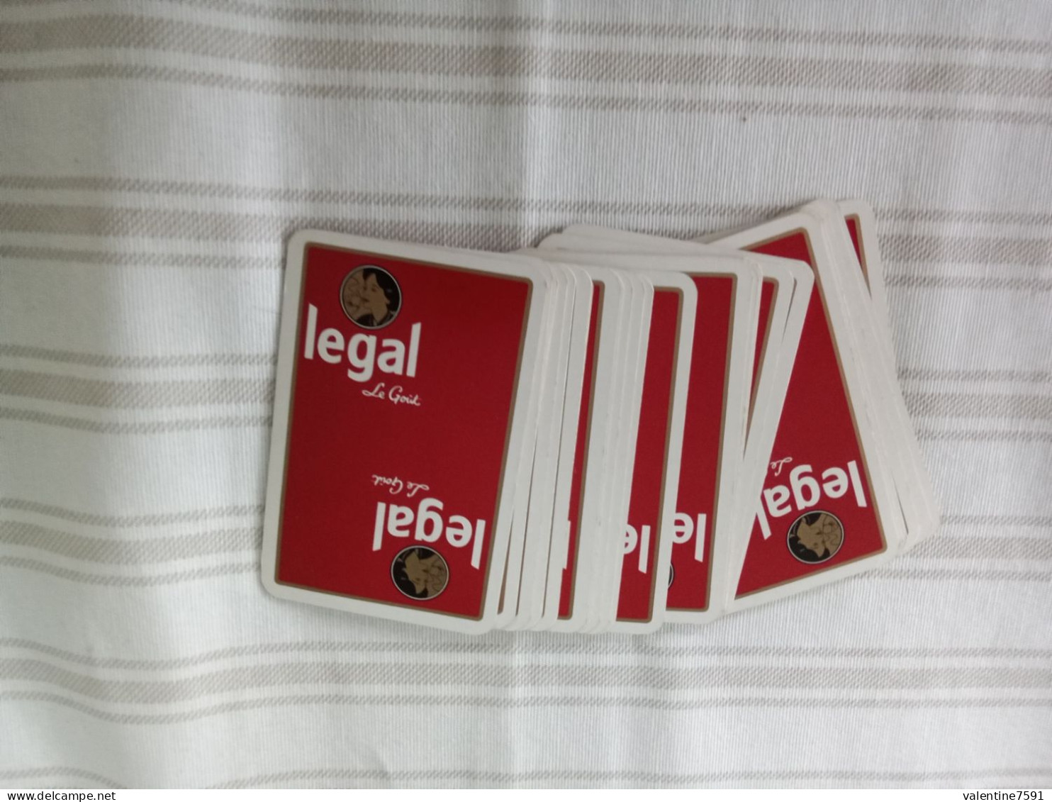 Jeu  De 32 Cartes      ”  Café LEGAL  "  BE    Net 3 - Playing Cards (classic)