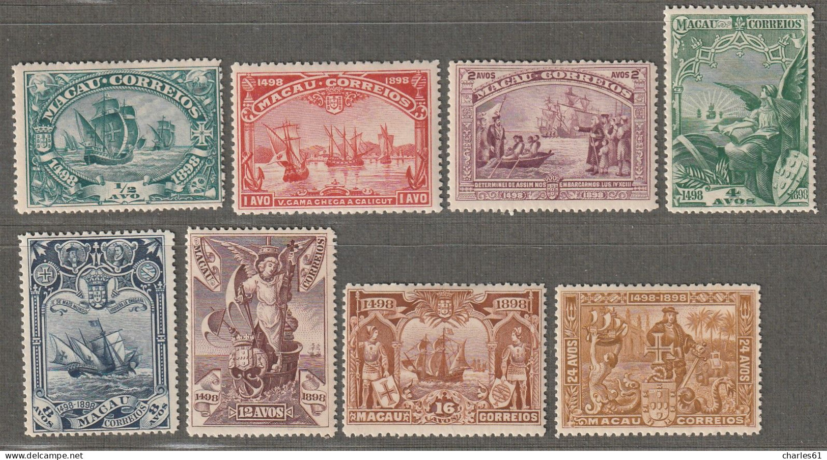 MACAO - N°70/7 * (1898) Vasco De Gama - Ungebraucht