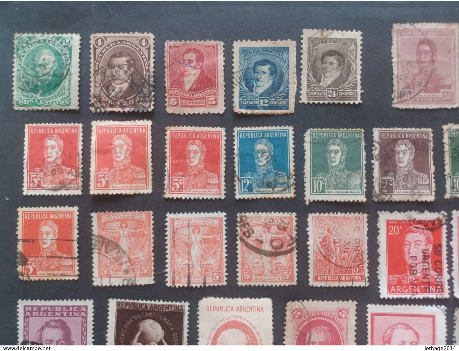 ARGENTINA 1887 JULIO A, ROCA + MANY FRAGMANT PERFIN MNH OBLITERE STOCK LOT MIX  17 SCANNERS  --- GIULY - Usados