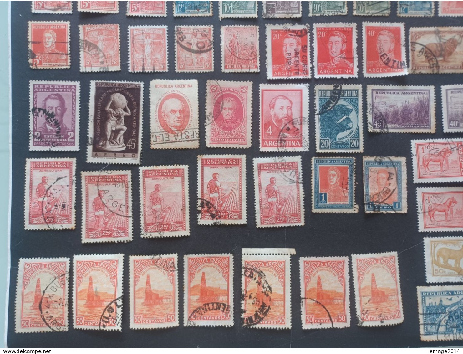 ARGENTINA 1887 JULIO A, ROCA + MANY FRAGMANT PERFIN MNH OBLITERE STOCK LOT MIX  17 SCANNERS  --- GIULY