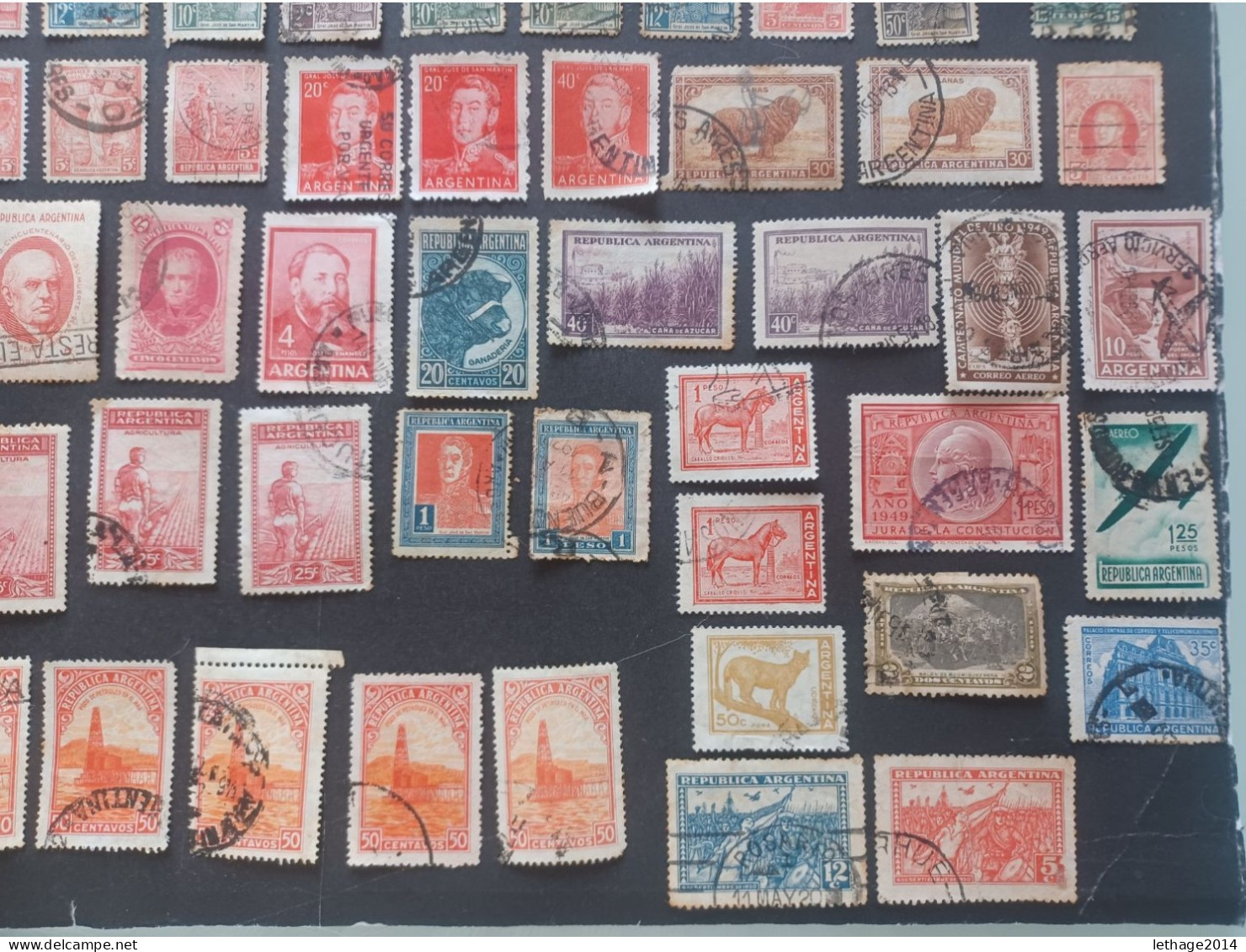 ARGENTINA 1887 JULIO A, ROCA + MANY FRAGMANT PERFIN MNH OBLITERE STOCK LOT MIX  17 SCANNERS  --- GIULY