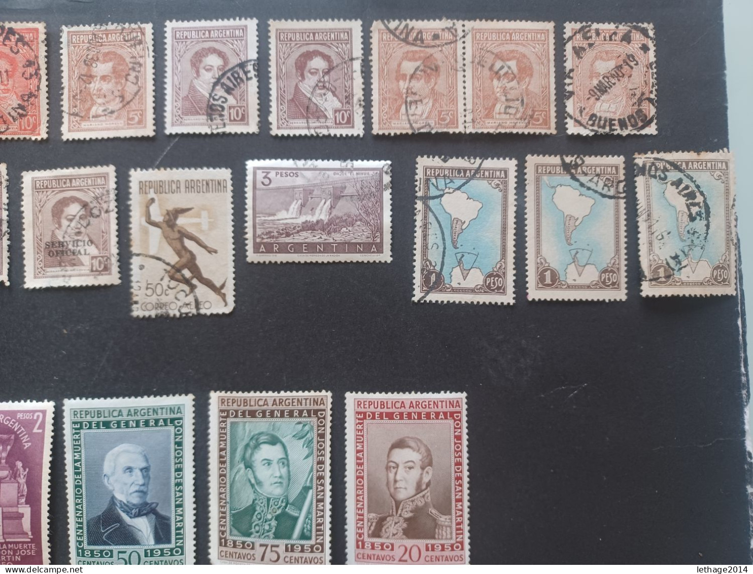 ARGENTINA 1887 JULIO A, ROCA + MANY FRAGMANT PERFIN MNH OBLITERE STOCK LOT MIX  17 SCANNERS  --- GIULY