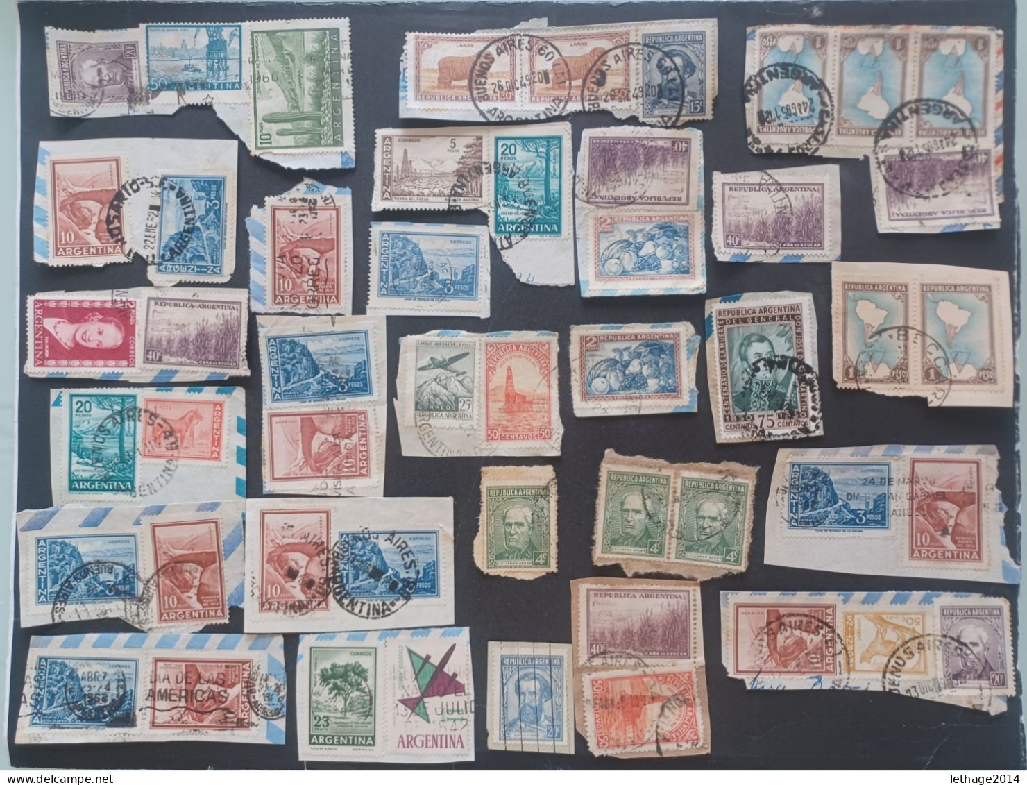 ARGENTINA 1887 JULIO A, ROCA + MANY FRAGMANT PERFIN MNH OBLITERE STOCK LOT MIX  17 SCANNERS  --- GIULY