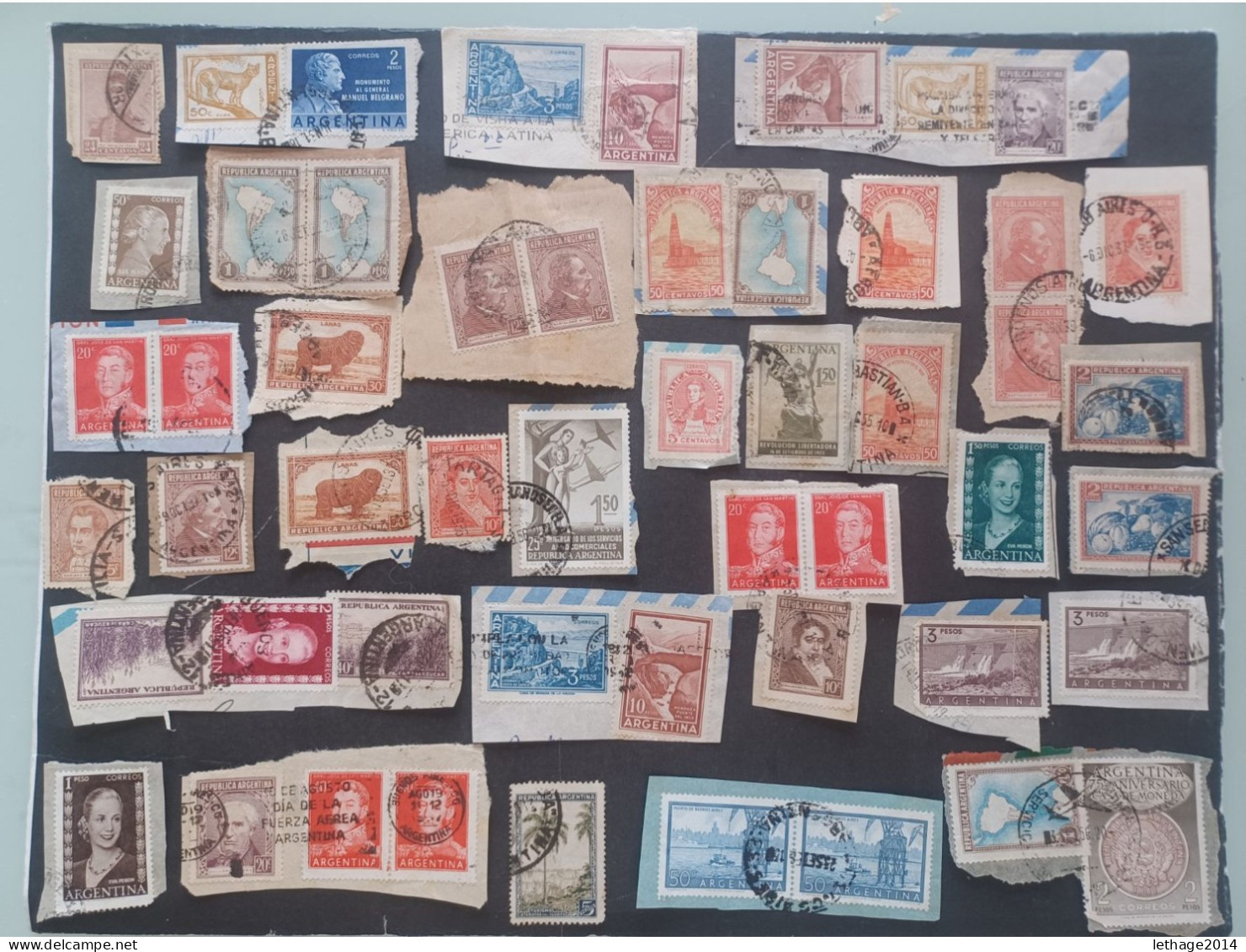 ARGENTINA 1887 JULIO A, ROCA + MANY FRAGMANT PERFIN MNH OBLITERE STOCK LOT MIX  17 SCANNERS  --- GIULY