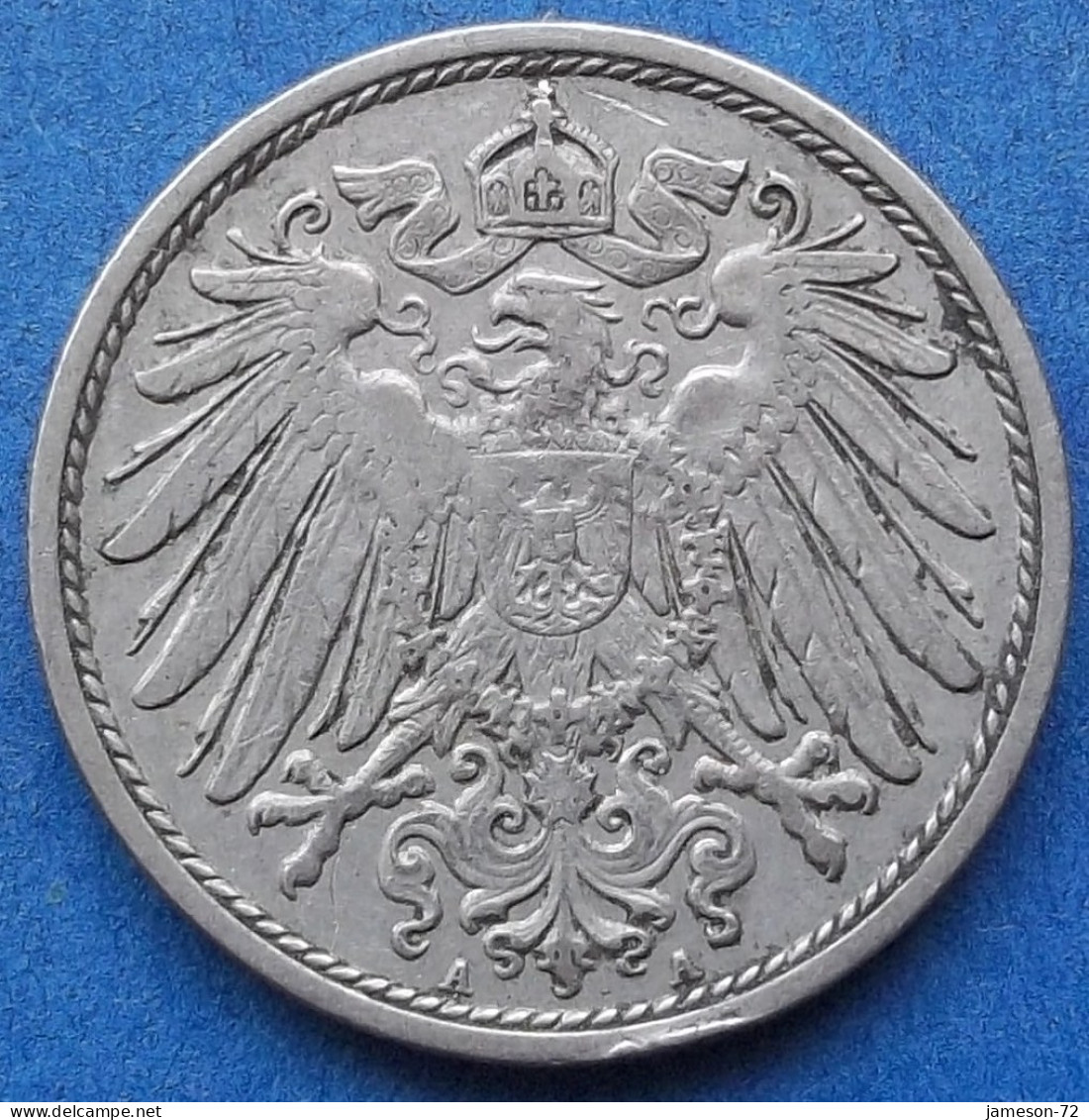 GERMANY - 10 Pfennig 1904 A KM# 12 Empire (1871-1918) - Edelweiss Coins - 10 Pfennig