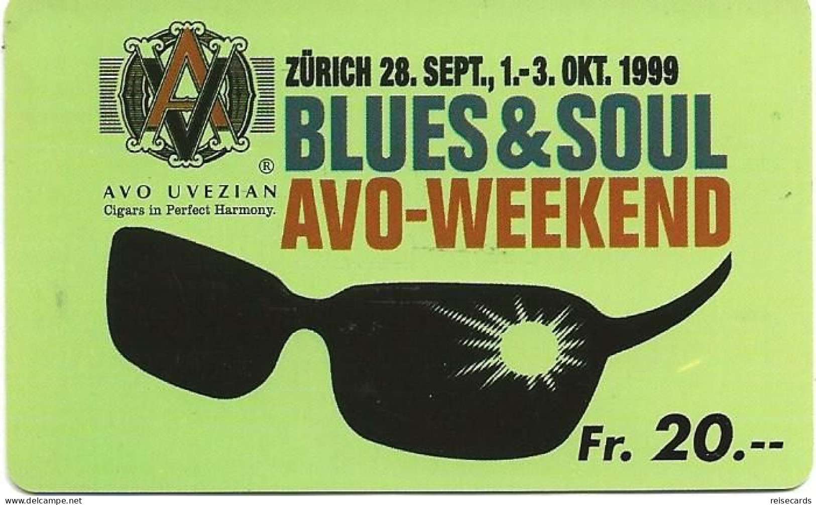 Switzerland Prepaid: Teleline - AVO-Weekend, Blues & Soul - Switzerland