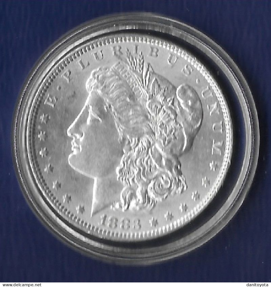 EE. UU. AÑO 1883 1 DOLLAR PLATA " MORGAN" PESO 26,8 GR - 1878-1921: Morgan