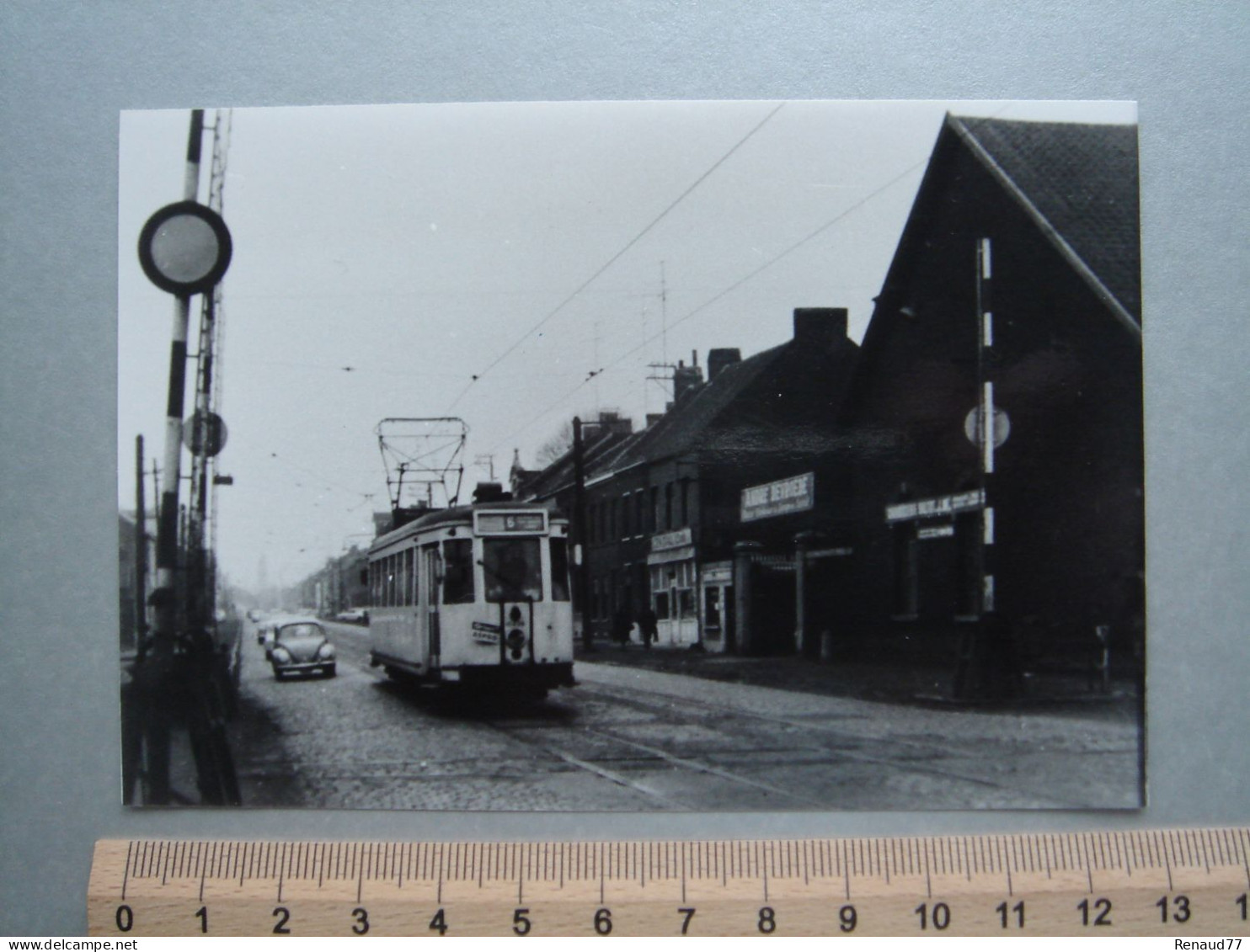 Photo - Quaregnon - Rue Jules Destrée - Maison Magasin à Droit N° 70 - Carrefour WEBA - Tram - Tramway - Ligne 6 - Quaregnon