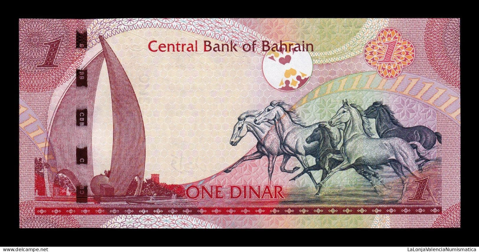 Barein Bahrain 1 Dinar L. 2006 Pick 26 Sc Unc - Bahrain