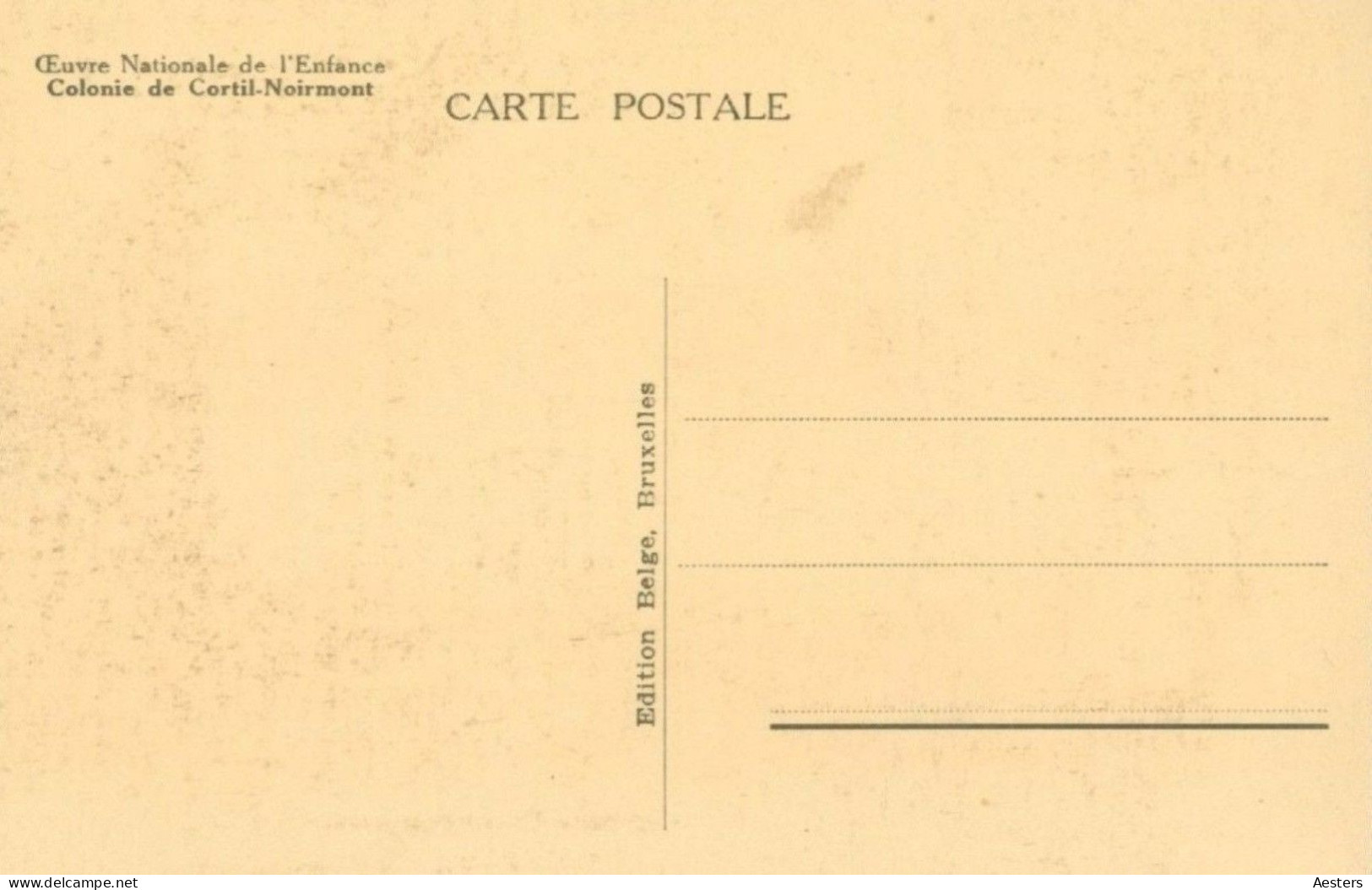 Waals-Brabant; Colonie De Cortil-Noirmont, 12 Cartes Postales Différentes - 2 Voyagé / 10 Non Voyagé. (24 Scans) - Nivelles