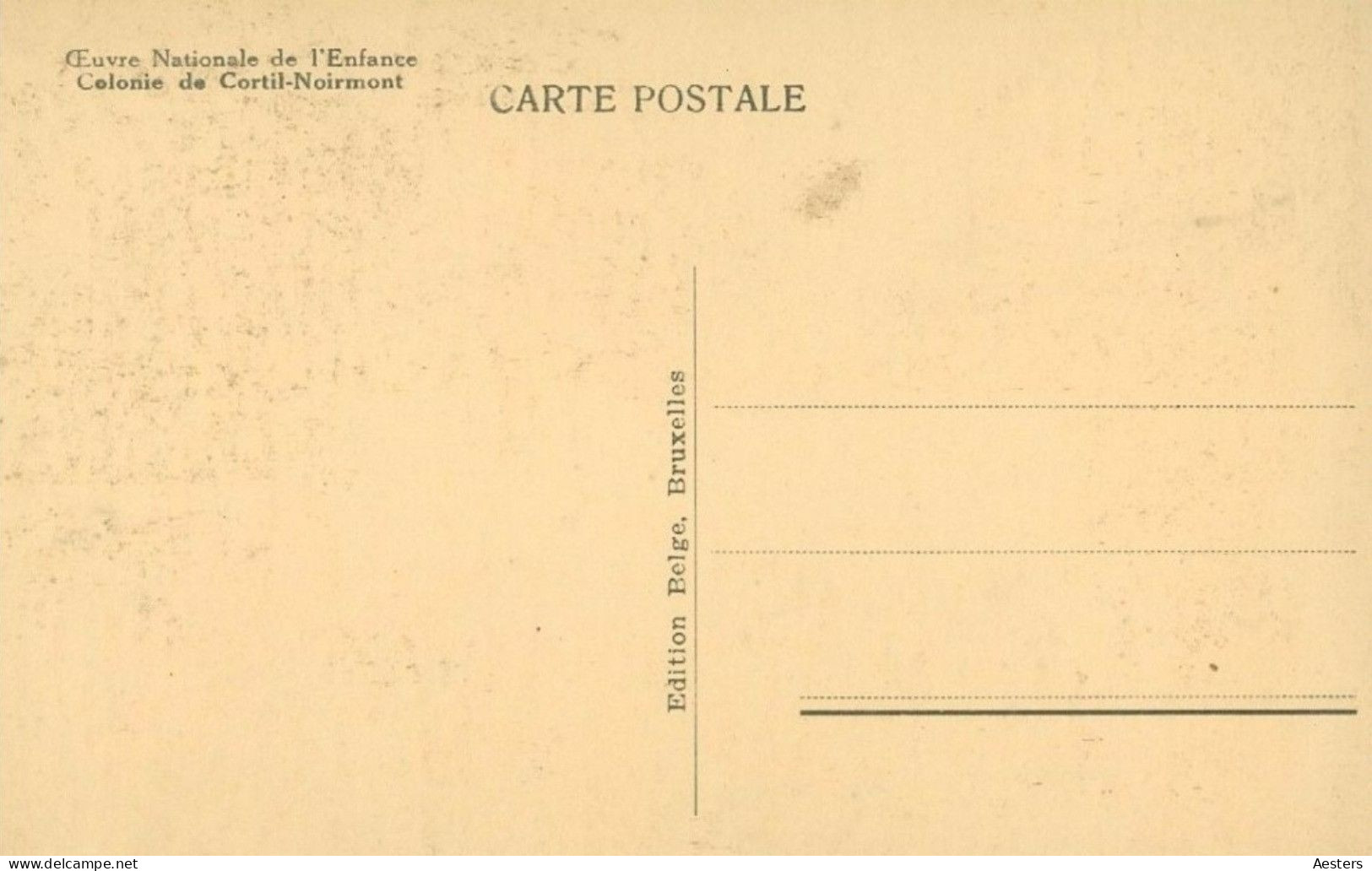 Waals-Brabant; Colonie De Cortil-Noirmont, 12 Cartes Postales Différentes - 2 Voyagé / 10 Non Voyagé. (24 Scans) - Nijvel