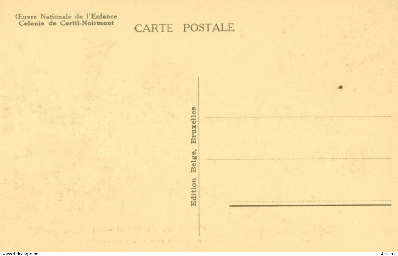 Waals-Brabant; Colonie de Cortil-Noirmont, 12 Cartes Postales différentes - 2 voyagé / 10 non voyagé. (24 scans)