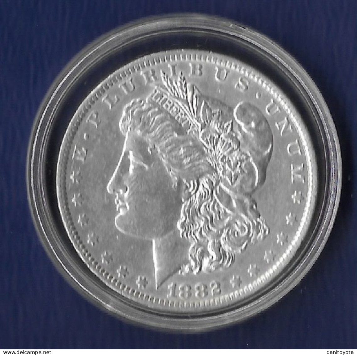 EE.UU AÑO 1882 1 DOLLAR PLATA " MORGAN NUEVA ORLEANS" PESO 26,7 GR - 1878-1921: Morgan