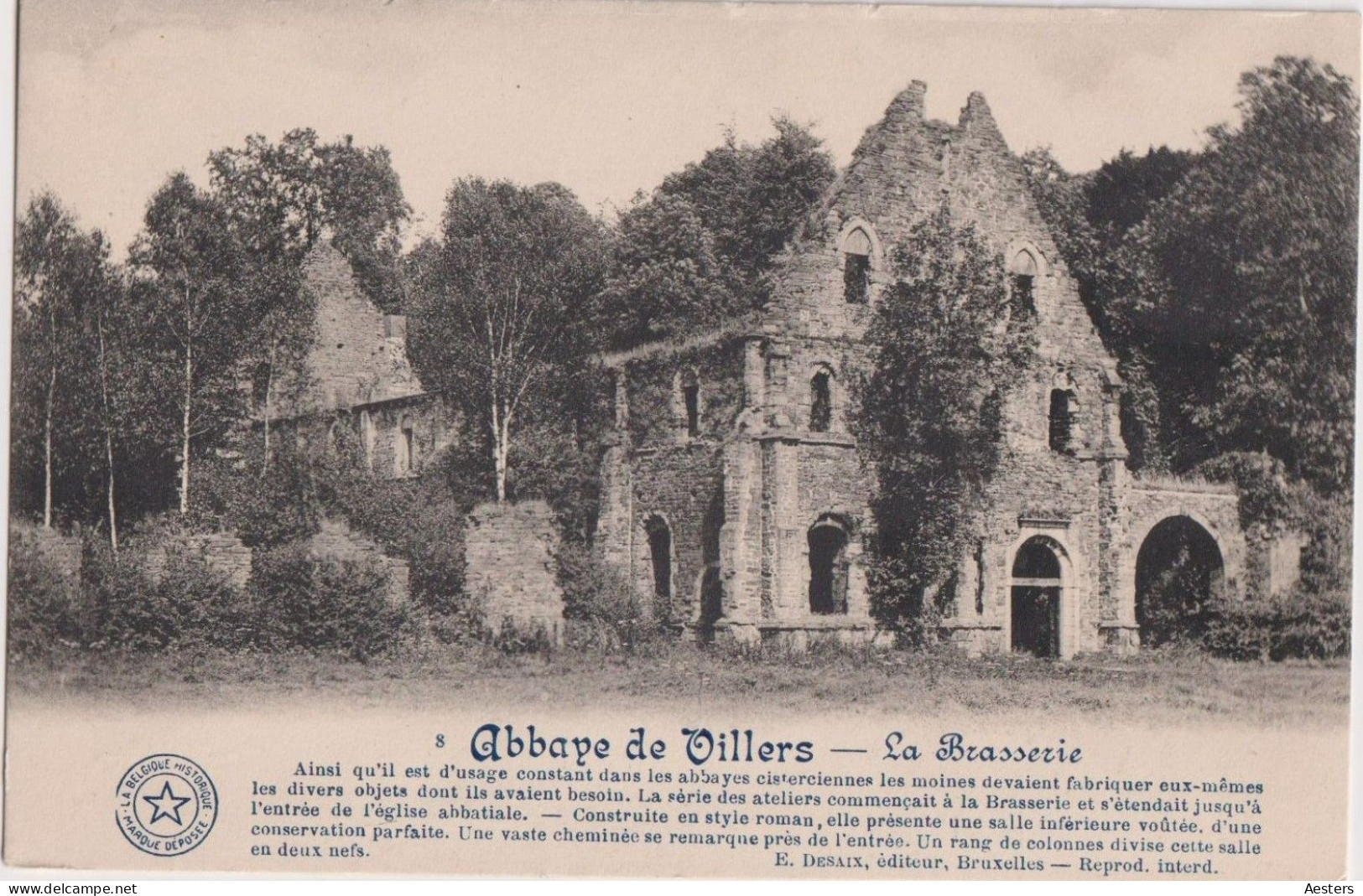 Waals-Brabant; Villers-la-Ville, 12 Cartes Postales différentes - 6 voyagé / 6 non voyagé. (24 scans)