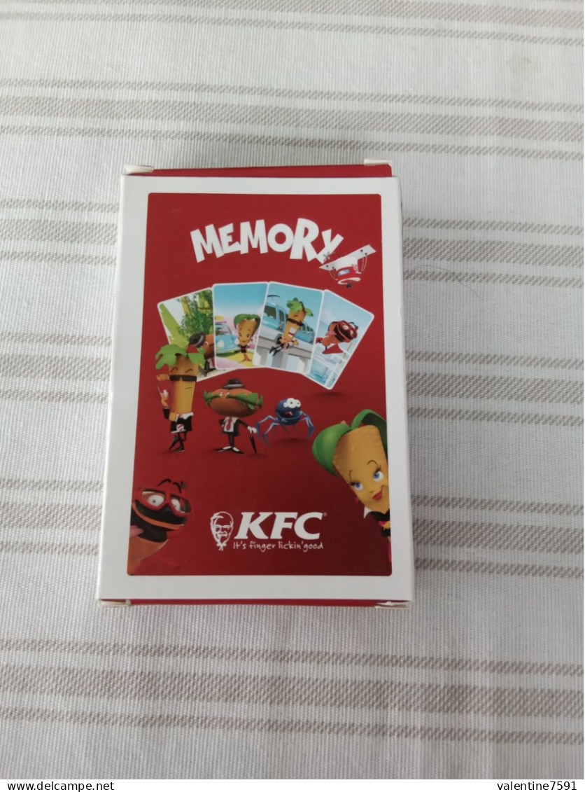 Jeu  De Cartes MEMORY    "  K F C  "   Neuf -   Net  3 - Barajas De Naipe