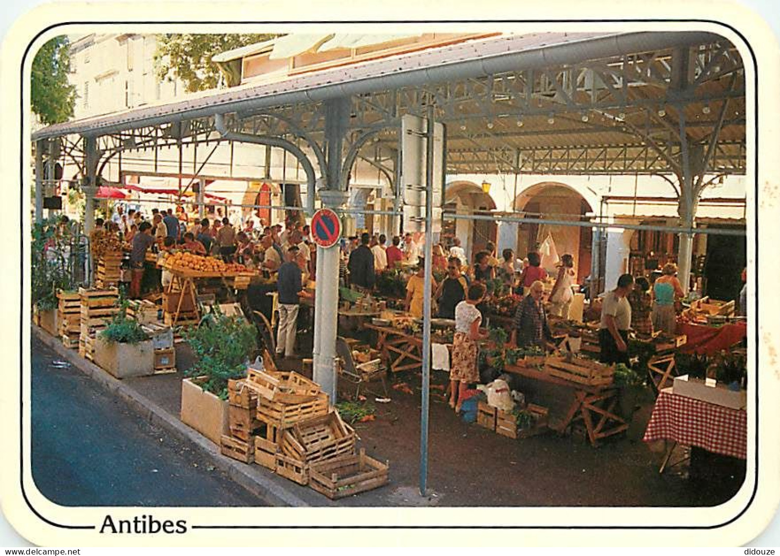 Marchés - Antibes - Le Marché Provençal - Marché De Provence - Fruits Et Légumes - CPM - Flamme Postale De Antibes - Voi - Mercati