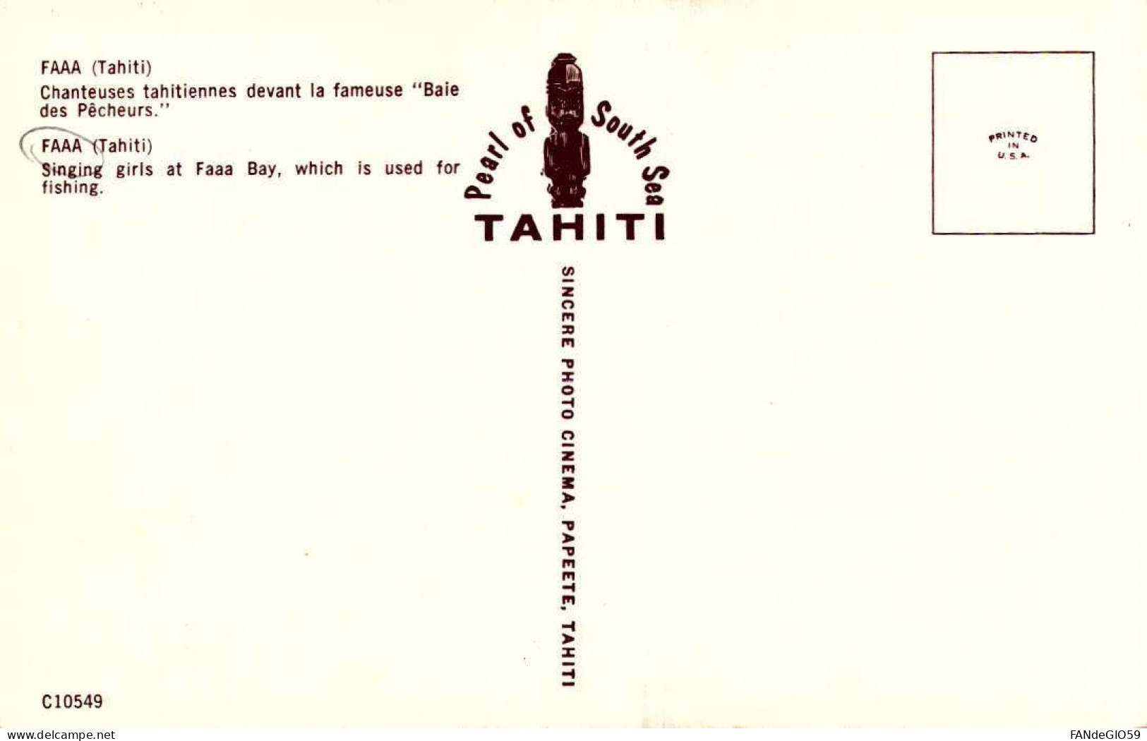 Tahiti / FORMAT 9X14  /// ALB  2    /// 4 - Tahiti