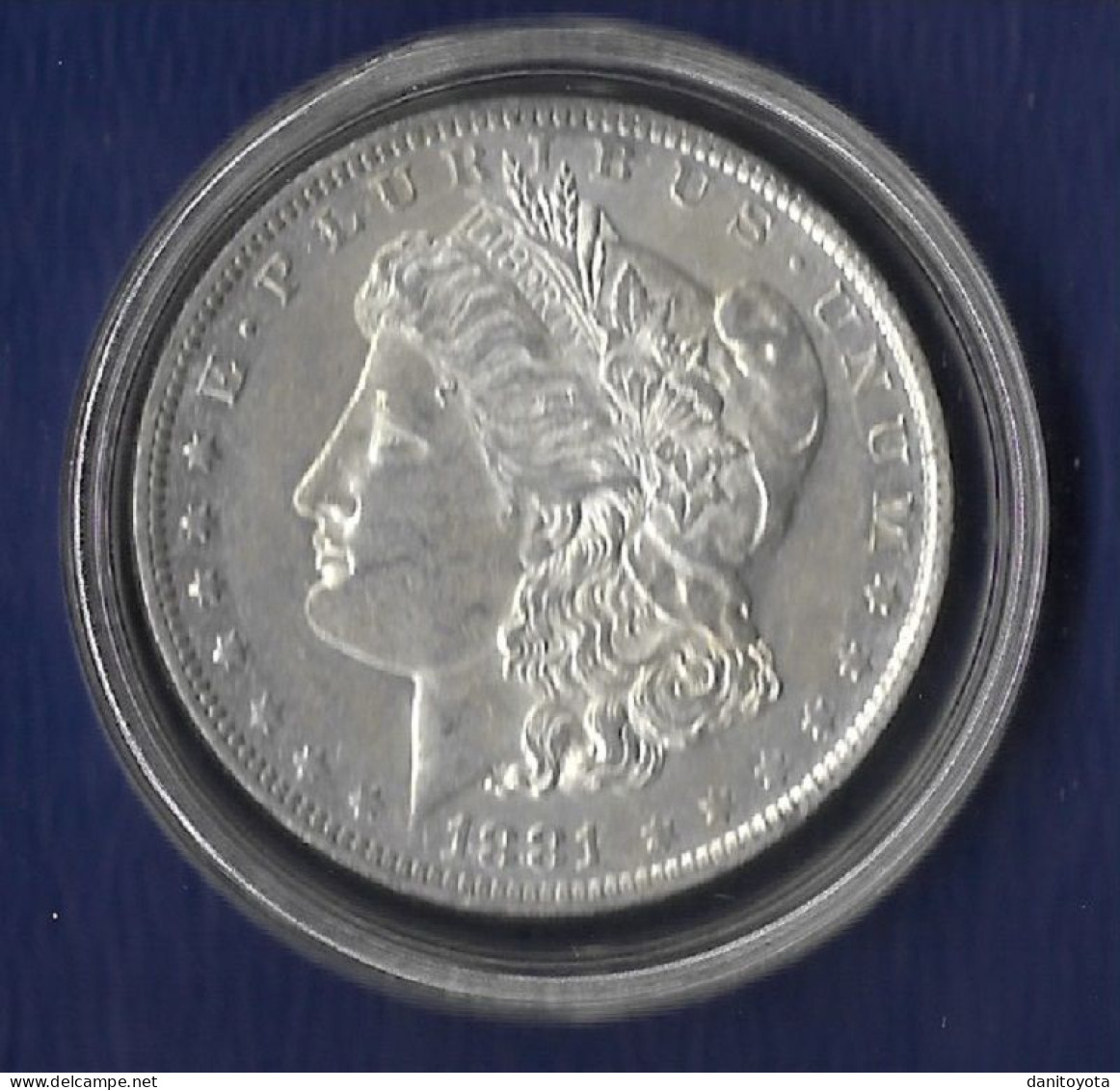 EE.UU AÑO 1881 1 DOLLAR PLATA " MORGAM NUEVA ORLEANS" PESO 26,7 GR - 1878-1921: Morgan