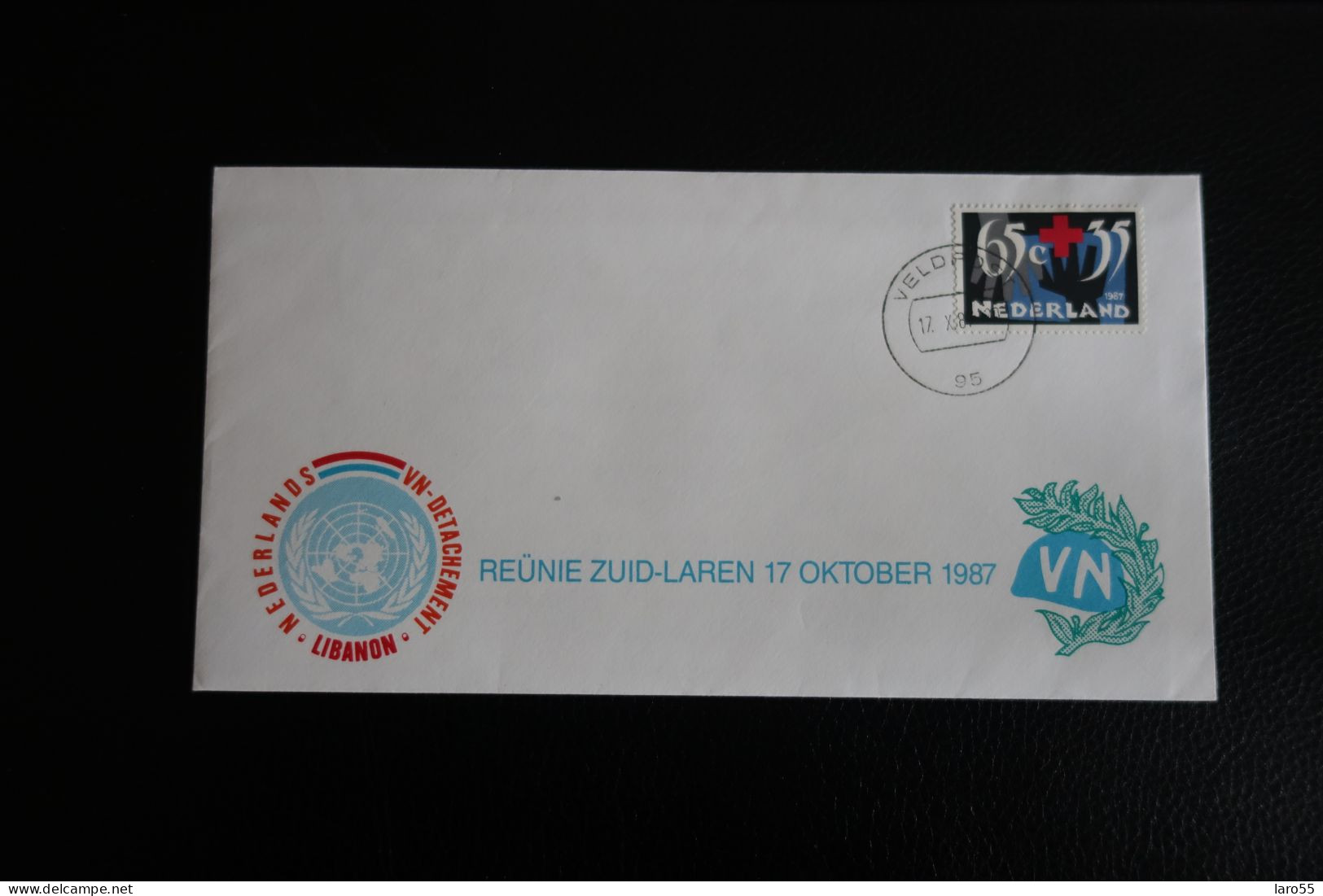 Reunie Zuid-Laren VN-detachement Libanon 1987 - FDC